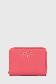 Кожаный кошелек Patrizia Pepe, розовый
