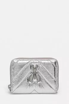 Кожаный кошелек Patrizia Pepe, серебряный