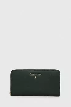 Кожаный кошелек Patrizia Pepe, зеленый