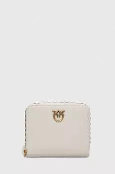 Кожаный кошелек Pinko, бежевый