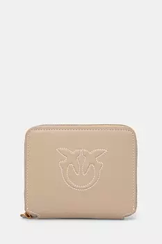 Кожаный кошелек Pinko, бежевый