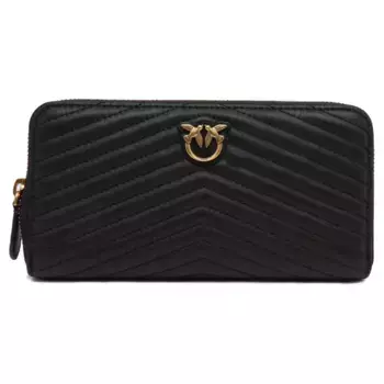 Кожаный кошелек Pinko, черный
