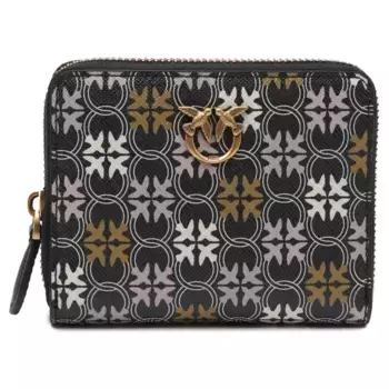 Кожаный кошелек Pinko, черный