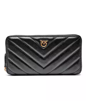 Кожаный кошелек Pinko, черный