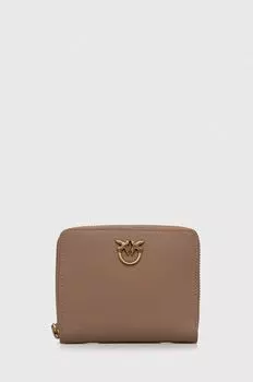 Кожаный кошелек Pinko, коричневый