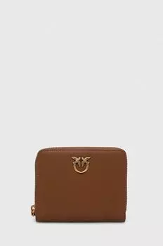 Кожаный кошелек Pinko, коричневый