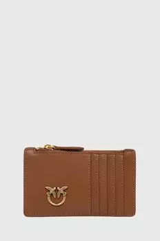 Кожаный кошелек Pinko, коричневый