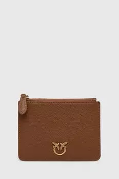 Кожаный кошелек Pinko, коричневый