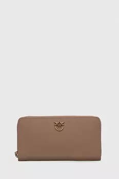 Кожаный кошелек Pinko, коричневый