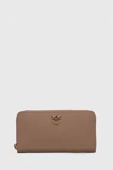 Кожаный кошелек Pinko, коричневый
