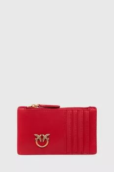 Кожаный кошелек Pinko, красный