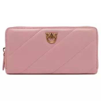 Кожаный кошелек Pinko, розовый