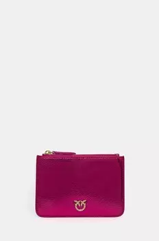 Кожаный кошелек Pinko, розовый