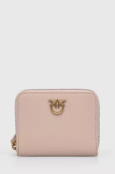 Кожаный кошелек Pinko, розовый
