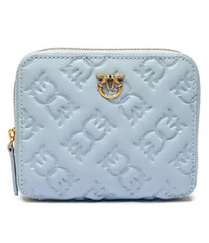 Кожаный кошелек Pinko TAYLOR, небесно-голубой