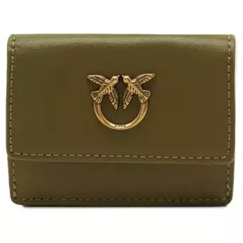 Кожаный кошелек Pinko, зеленый