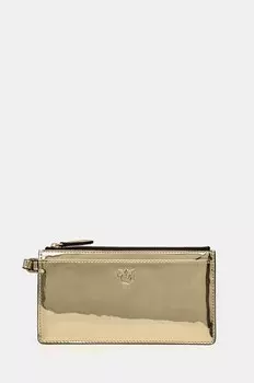 Кожаный кошелек Pinko, золотой