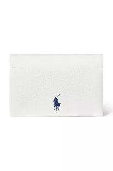 Кожаный кошелек Polo Ralph Lauren, белый