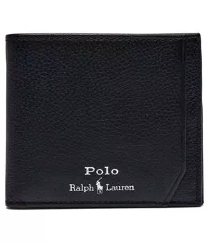 Кожаный кошелек Polo Ralph Lauren, черный