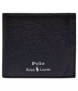 Кожаный кошелек Polo Ralph Lauren, черный