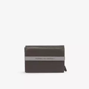 Кожаный кошелек Porsche Design x SECRID с пластинкой-логотипом Porsche Design, коричневый
