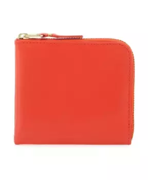 Кожаный кошелек портфель на молнии Comme Des Garons, красный