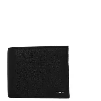 Кожаный кошелек ray_trifold Boss, черный