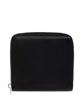 Кожаный кошелек Rick Owens с застежкой-молнией, черный