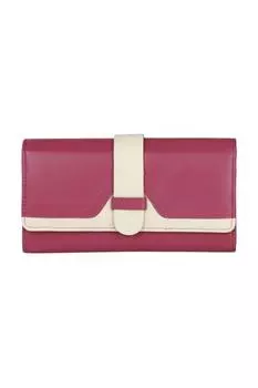 Кожаный кошелек Rita с контрастной отделкой Eastern Counties Leather, розовый