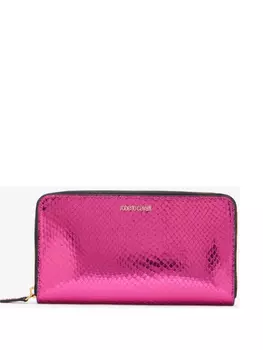 Кожаный кошелек Roberto Cavalli, розовый