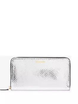 Кожаный кошелек Roberto Cavalli, серебряный