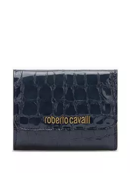 Кожаный кошелек Roberto Cavalli, синий