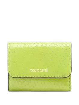 Кожаный кошелек Roberto Cavalli, зеленый