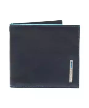 Кожаный кошелек с долларовым зажимом Piquadro, синий