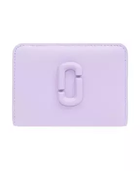 Кожаный кошелек с логотипом Marc Jacobs, фиолетовый