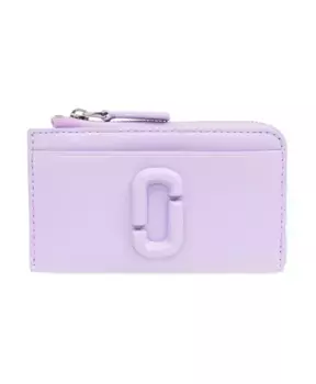 Кожаный кошелек с логотипом Marc Jacobs, фиолетовый