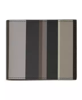 Кожаный кошелек с разноцветными полосками Gallo, мультиколор