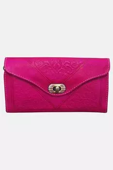 Кожаный кошелек с тройным тиснением Berber Leather, мультиколор