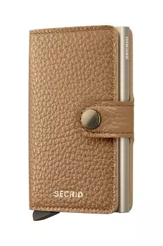 Кожаный кошелек Secrid, бежевый