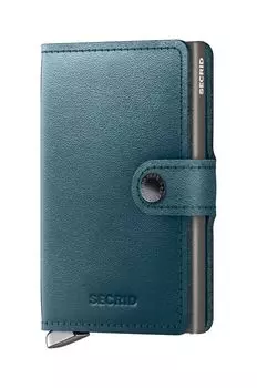Кожаный кошелек Secrid, бирюзовый