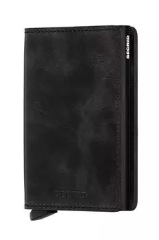 Кожаный кошелек Secrid, черный