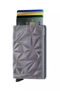 Кожаный кошелек Secrid, серый