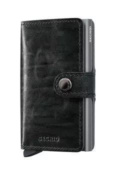 Кожаный кошелек Secrid, серый