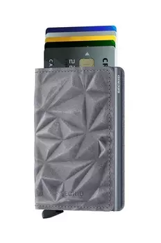 Кожаный кошелек Secrid, серый