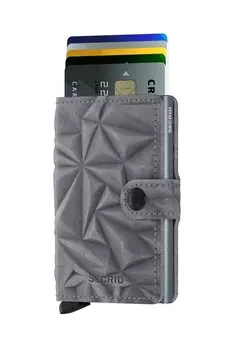 Кожаный кошелек Secrid, серый