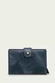 Кожаный кошелек Secrid, темно-синий
