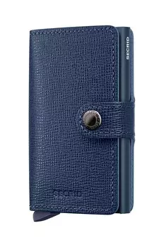 Кожаный кошелек Secrid, темно-синий