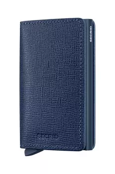 Кожаный кошелек Secrid, темно-синий