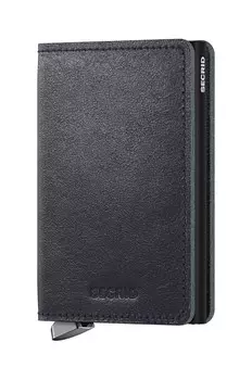 Кожаный кошелек Secrid, темно-синий