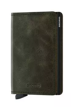 Кожаный кошелек Secrid, зеленый